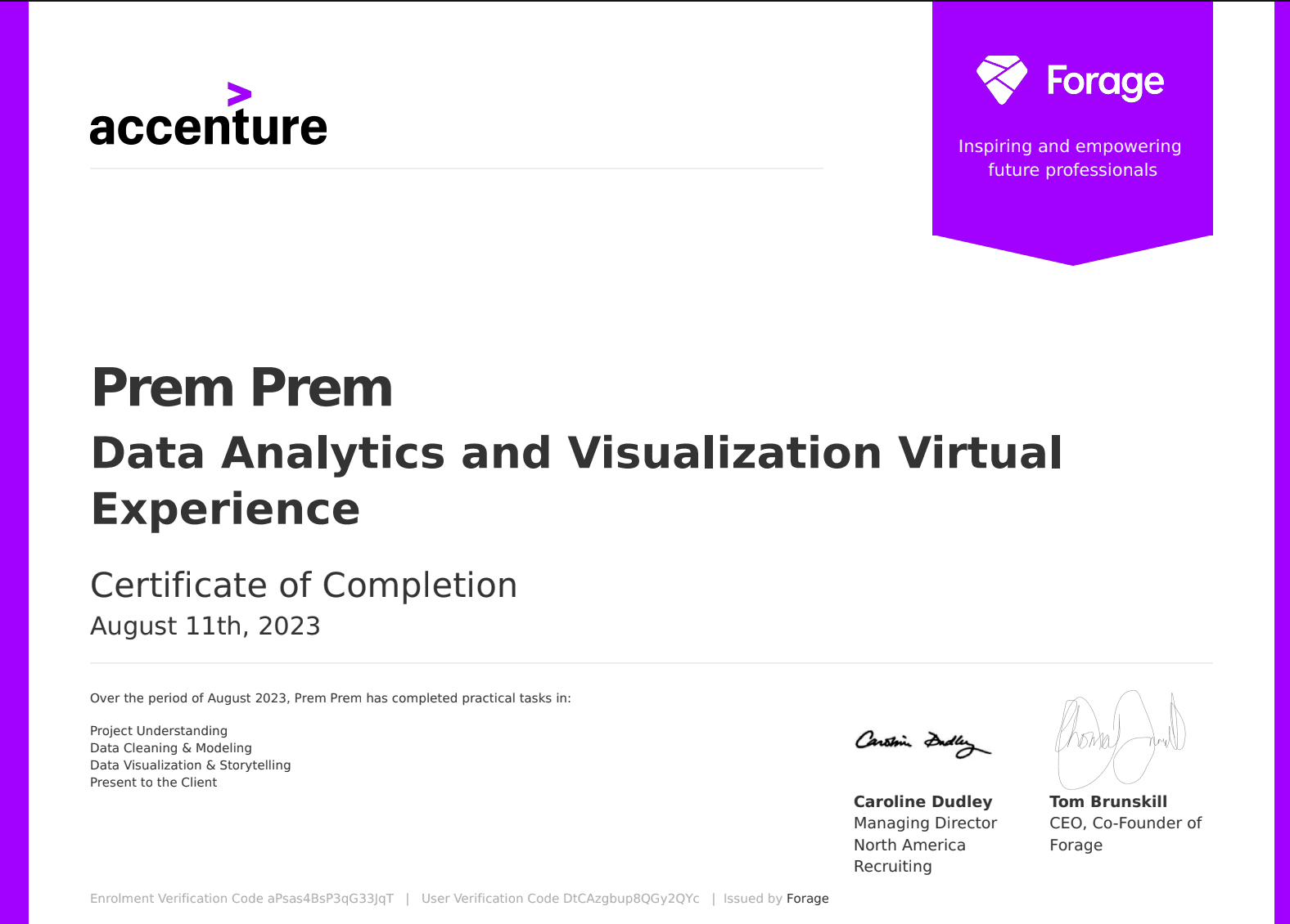 Data Analytics and Visualization Virtual Experience